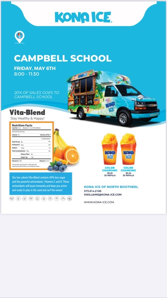 Kona Ice Fun Day Flyer